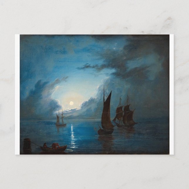 Marcus Larson hat-i-mansken-1848.Wasserbootart Postkarte (Vorderseite)