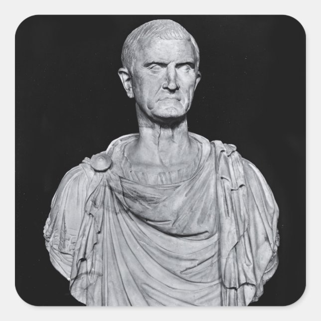 Marcus Licinius Crassus Quadratischer Aufkleber (Vorderseite)