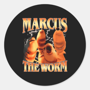 Marcus The Worm Bootleg Für Männer Frauen Meme Fan Runder Aufkleber