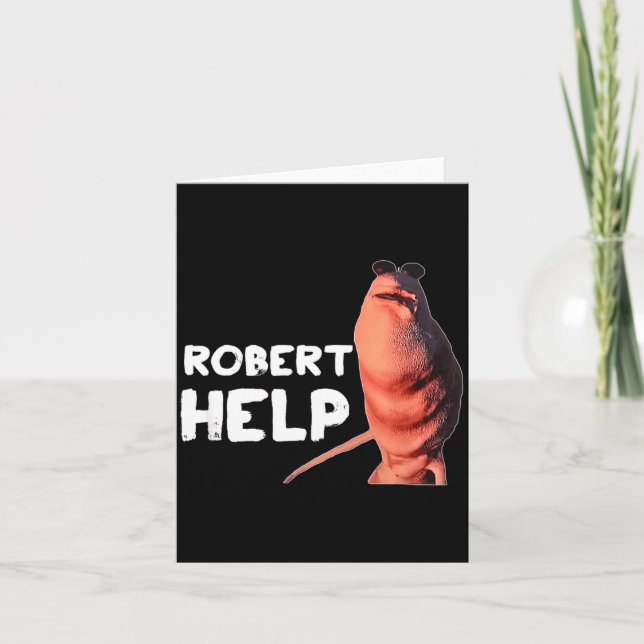 Marcus The Worm Meme Funny Graphics Vrchat Robert  Karte (Vorderseite)