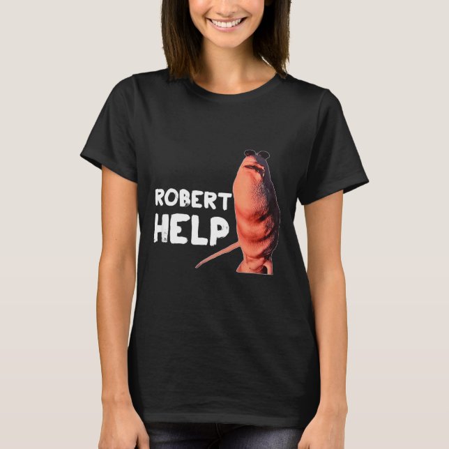 Marcus The Worm Meme Funny Graphics Vrchat Robert  T-Shirt (Vorderseite)