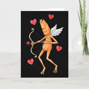 Marcus The Worm Valentinstag Cupid Meme Design Karte