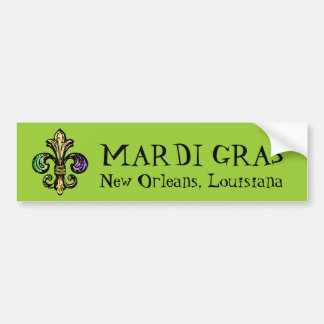 Mardi Fleur de Gras Autoaufkleber