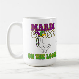 Mardi Goose außer Rand und Band Lustiges Fat Tuesd Kaffeetasse