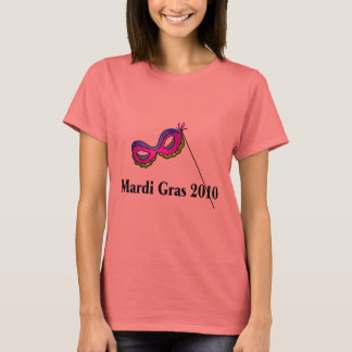 Mardi Gras 2010 Maske T-Shirt