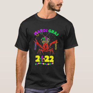 Mardi Gras 2022 Crawfish , Kinder Girls Boys Men W T-Shirt