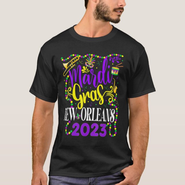 Mardi Gras 2023 Carnival Funny Costume_3 T-Shirt (Vorderseite)