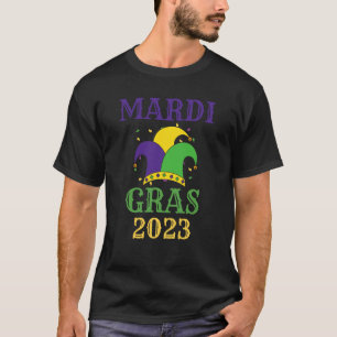 Mardi Gras 2023 Mardi Gras Jester Hat Costume 1 T-Shirt