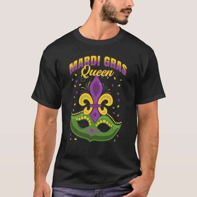 Mardi Gras 2023 Mardi Gras Queen Couples Matching  T-Shirt (Vorderseite)