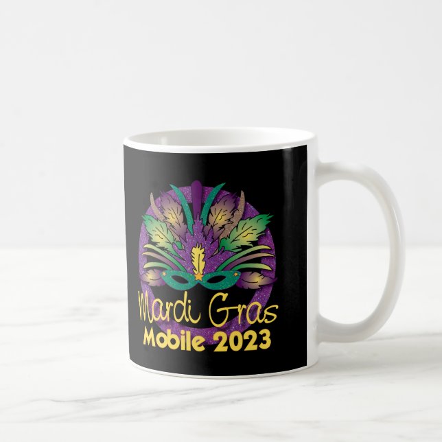 Mardi Gras 2023 Tasse - Mobile, AL (Rechts)