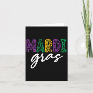 Mardi Gras 2024 Girls Mask Beads New Orlean Karte