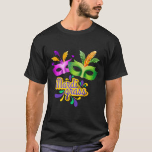 Mardi Gras 2024 Jester Outfit Kinder Girls Boys Me T-Shirt