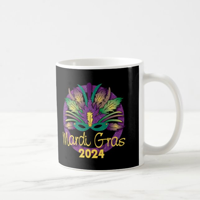 Mardi Gras 2024 Tasse (Rechts)