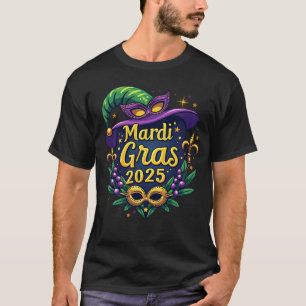Mardi Gras 2025: Federn, Floats & Fun! T-Shirt
