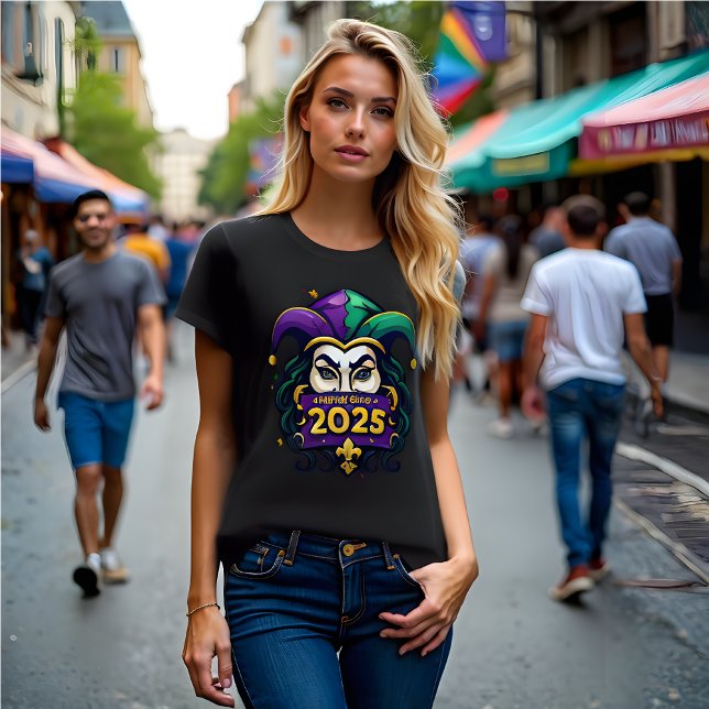 Mardi Gras 2025: Federn, Floats & Fun! T-Shirt (Mardi Gras 2025 Women's T-Shirt )