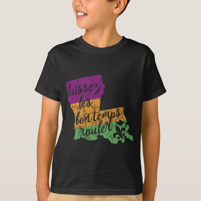 Mardi Gras 2025 Laissez Les Bon Temps Rouler New O T-Shirt (Vorderseite)