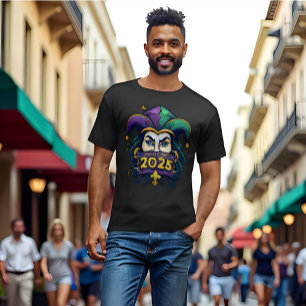 Mardi Gras 2025: Perlen, Masken und Erinnerungen T-Shirt