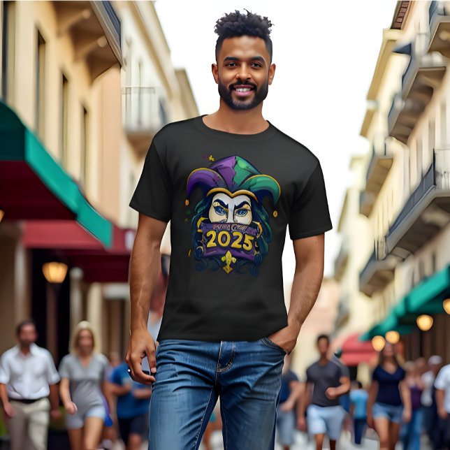 Mardi Gras 2025: Perlen, Masken und Erinnerungen T-Shirt (Mardi Gras 2025 T-shirt.)