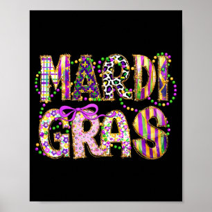 Mardi gras 2026 fett dienstag new orleans festival poster