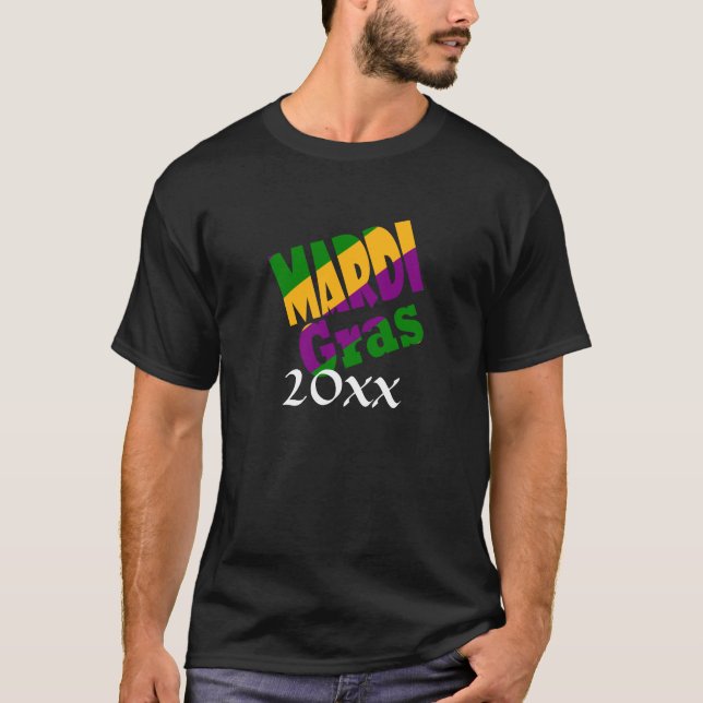 Mardi Gras 20xx Party Shirt (Vorderseite)