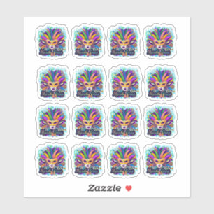 Mardi Gras '24 Aufkleber