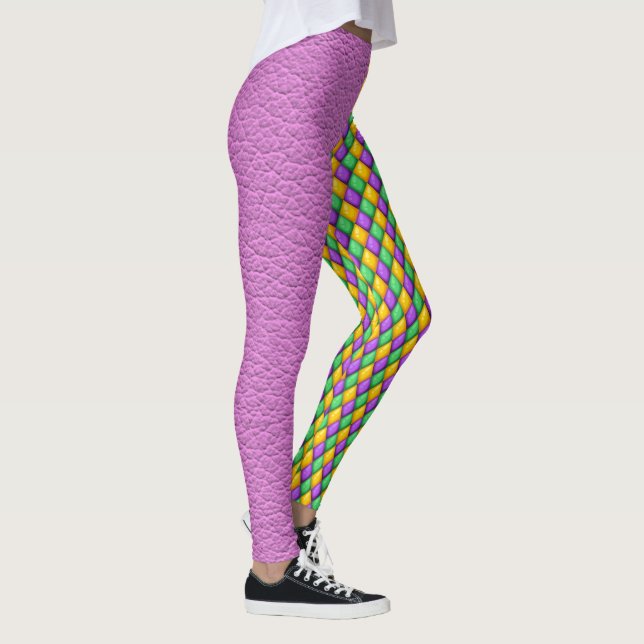 Mardi Gras 4 Diamonds Pop Mode Leggings (Rechts)