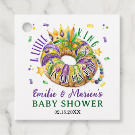 Mardi Gras A little King in on his way Geschenkanhänger