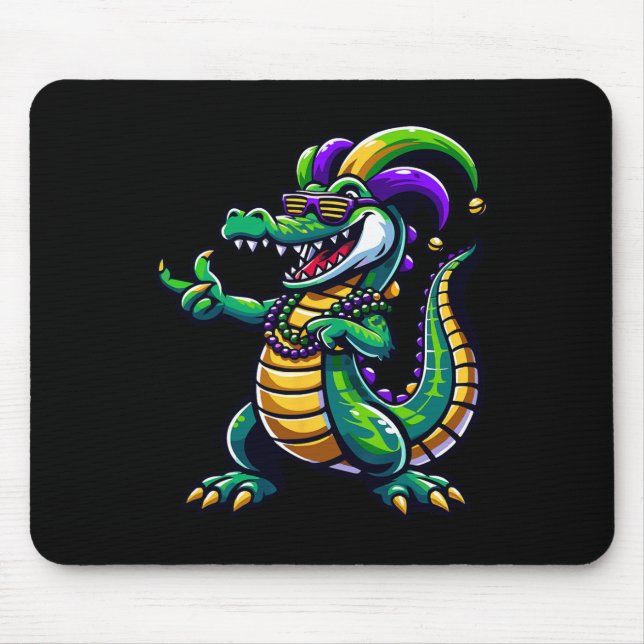 Mardi Gras Alligator Kostüme Kinder Kleinkind Mar Mousepad (Vorne)