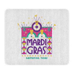 Mardi Gras Arch, Galveston, Texas Schneidebrett