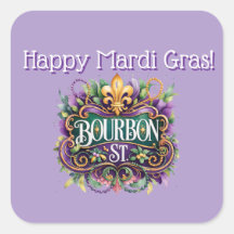 Mardi Gras Aufkleber