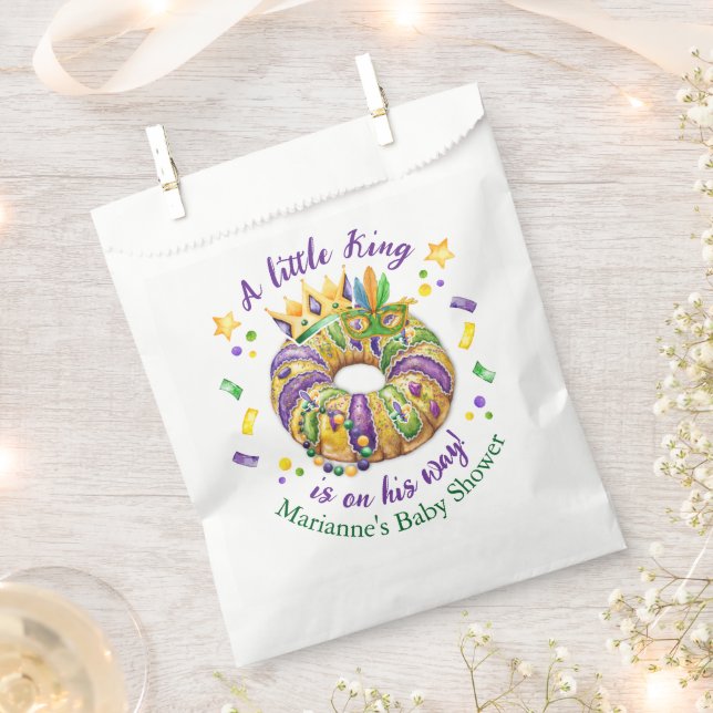 Mardi Gras Baby Boy Geschenktütchen (Ausgeschnitten)