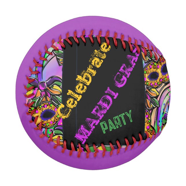 MARDI GRAS BASEBALL (Vorderseite Links)