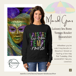 Mardi Gras Basic Sweatshirt