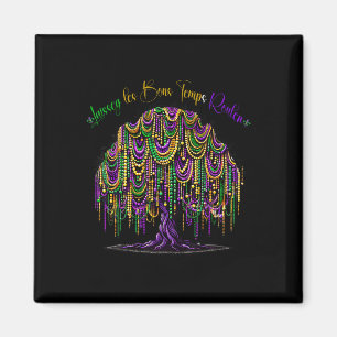 Mardi Gras Bead Tree Der Mensch und die Weintraube Magnet