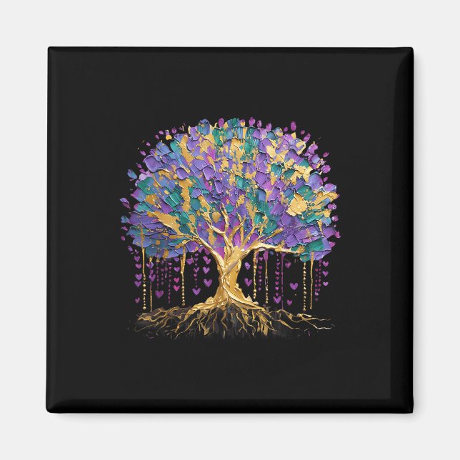 Mardi Gras Bead Tree Fantastische Bergwelten im Va Magnet (Vorne)