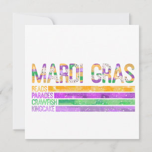 Mardi Gras Beads Parades Crawfish King Cake