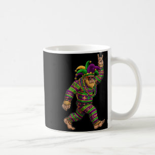 Mardi Gras Bigfoot Sasquatch Karneval New Orleans  Kaffeetasse