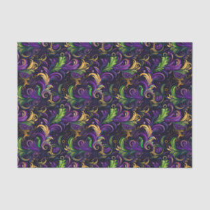 Mardi Gras Blumenmuster Seidenpapier