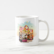 Mardi Gras Bogen Galveston, wasserfarben inspirier