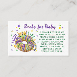 Mardi Gras Books for Baby Request Begleitkarte