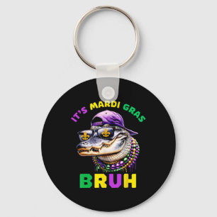 Mardi Gras Bruh Marigator Alligator Mardi Gra Schlüsselanhänger