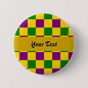 Mardi gras button