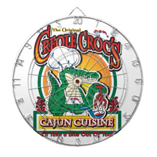 Mardi Gras Cajun Crocodile Dartscheibe