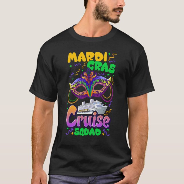 Mardi Gras Carnival Cruise Vacation Travel Group M T-Shirt (Vorderseite)