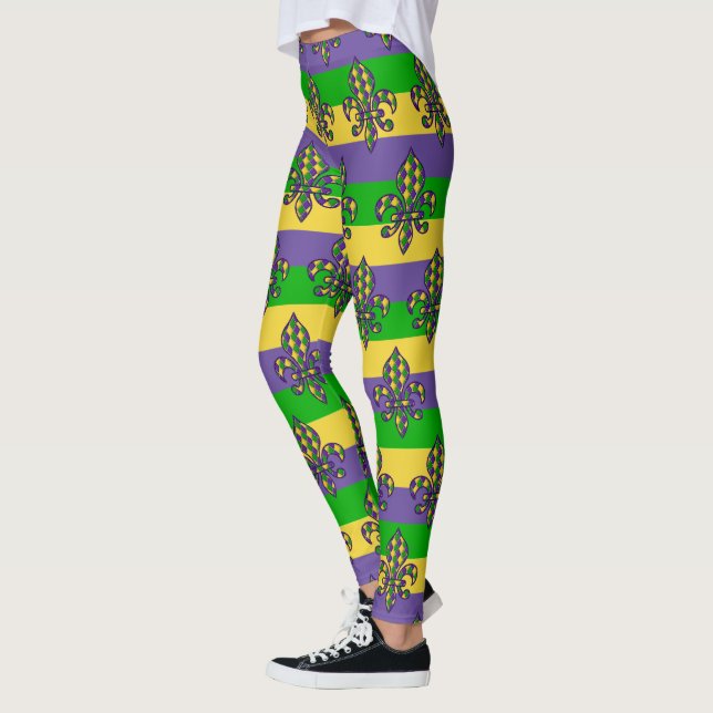 Mardi Gras Carnival feiern Leggings (Links)