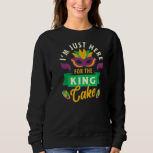 Mardi Gras Carnival für King Cake Cajun Sweatshirt