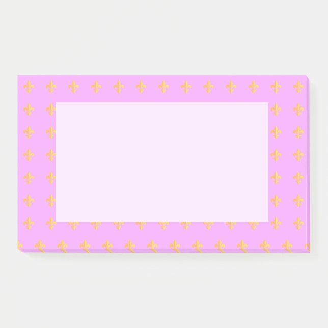 Mardi Gras Carnival Harlequin Lilie Post-it Klebezettel (Vorderseite)