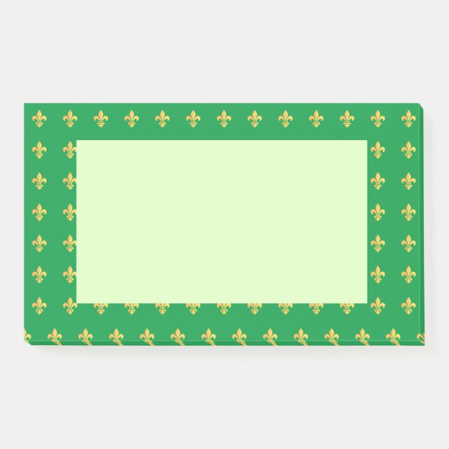 Mardi Gras Carnival Harlequin Lilie Post-it Klebezettel (Vorderseite)