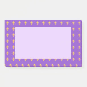 Mardi Gras Carnival Jazz Lilie Post-it Klebezettel