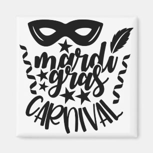 Mardi gras Carnival Jazz Mardi Gras Party Magnet